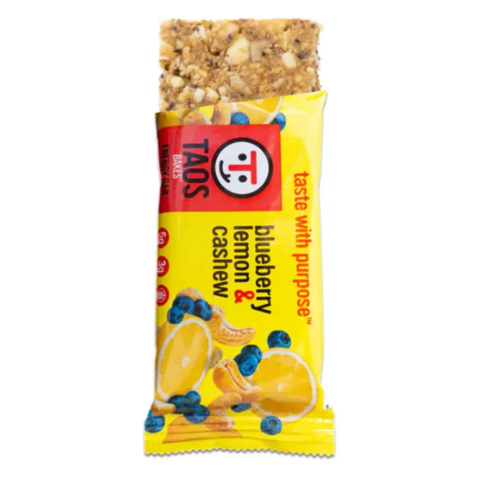 Blueberry Lemon & Cashew Bars by Taos Bakes