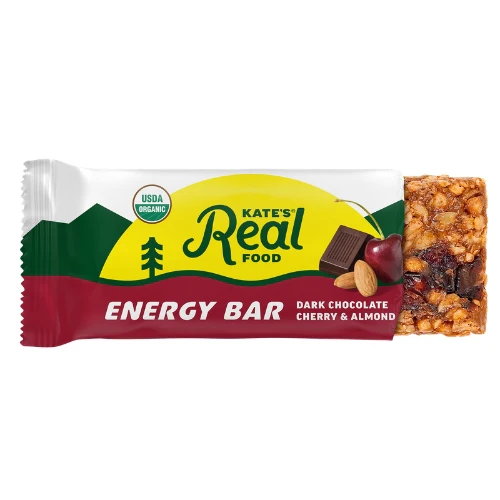 Dark Chocolate & Cherry Almond Bars by Kate's Real Food