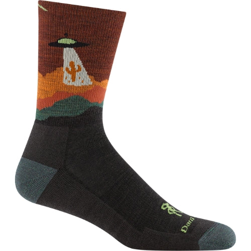 Men's Spaced Out Micro Crew Lightweight Hiking Sock by Darn Tough