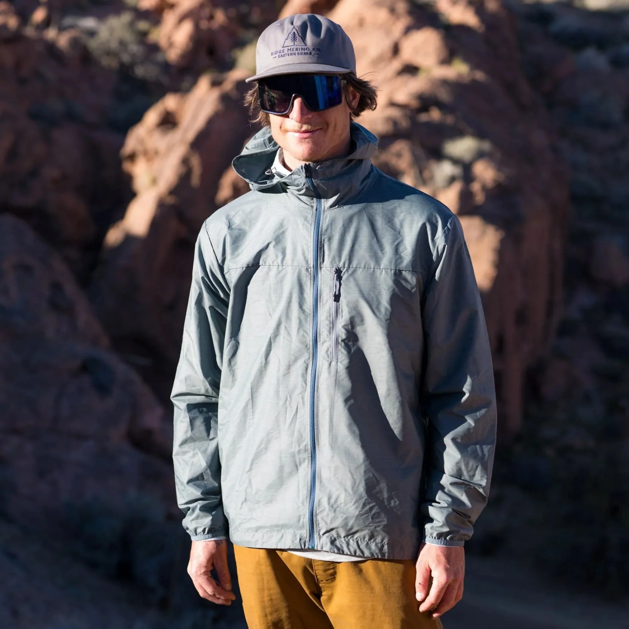 Men's Windshifter Wind Shell Jacket by Ridge Merino - Image 2